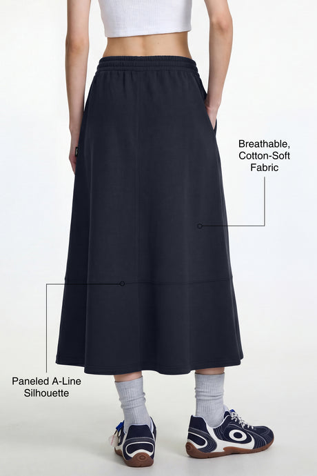 Anywhere™ Elastic Drawstring Pockets Daily Skirt | Women's Sports Skirt