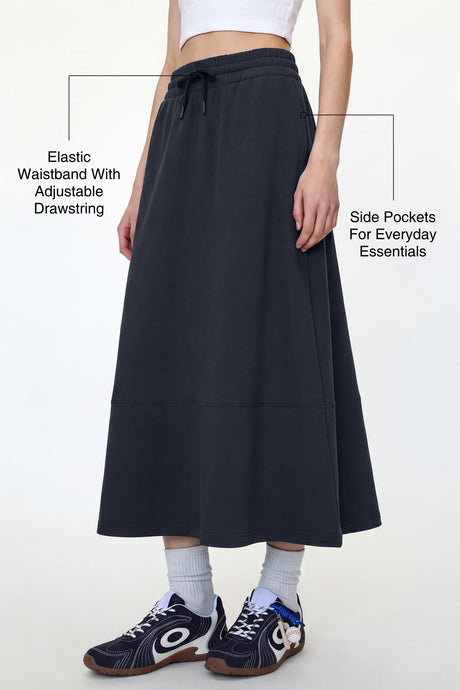 Anywhere™ Elastic Drawstring Pockets Daily Skirt | Women's Sports Skirt