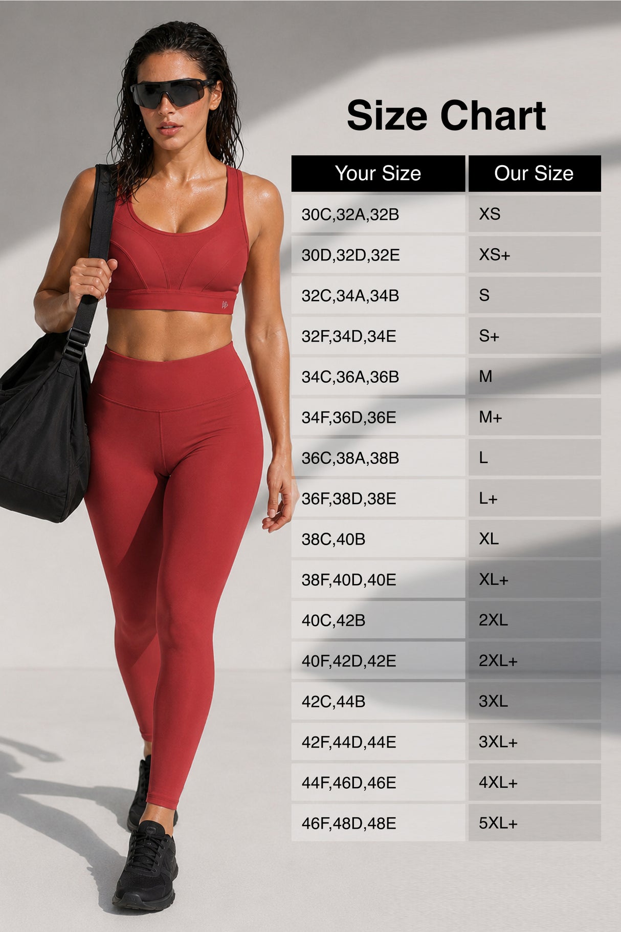 Sujetador deportivo acolchado Power Adjustable Enhance | Sujetador deportivo de sujeción media para mujer