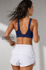 Sujetador deportivo acolchado Power Adjustable Enhance | Sujetador deportivo de sujeción media para mujer