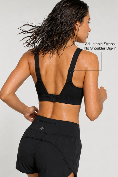 Reggiseno da corsa imbottito regolabile Power Enhance | Reggiseno sportivo da donna con supporto medio
