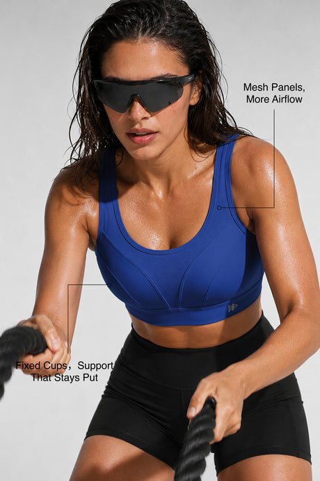 Shift™ Breathable Adjustable Support Padded Bra | Women's Medium Support Sports Bra