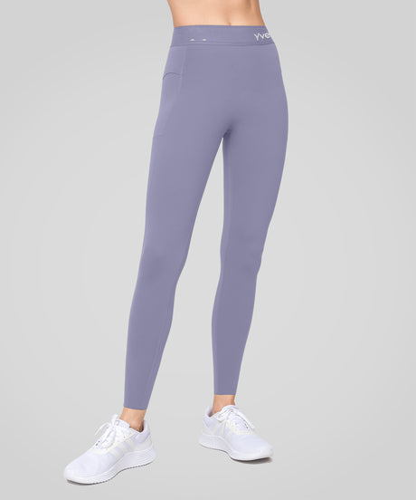 Power™ High Waist Logo Pockets Lined Running Leggings 24'' | Women's High Support Leggings