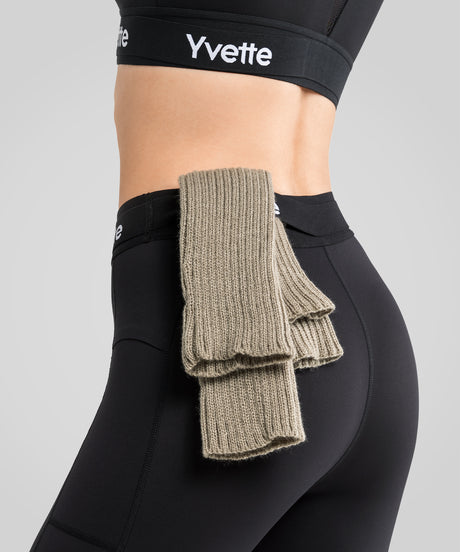 Power™ High Waist Logo Pockets Lined Running Leggings 24'' | Women's High Support Leggings