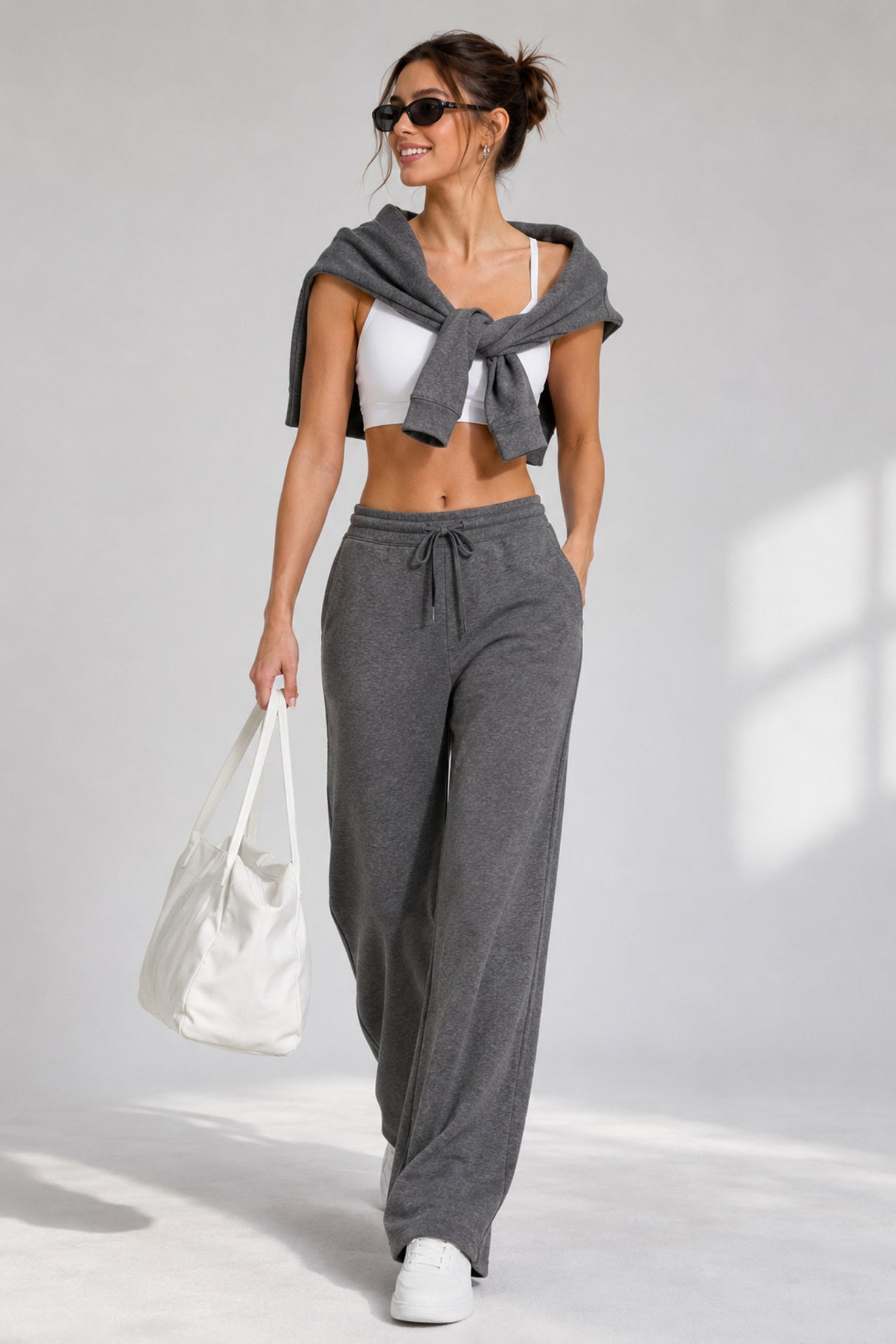 Anywhere™ Relaxed Fit With Adjustable Drawstring Pockets Pants | Women's Sports Pants