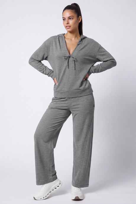 Anywhere™ Ruched V-Neck Hooded Sweatshirt - image 12