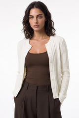 Anywhere™ Refined Cable-Knit Wool Cardigan | Women's Sweaters & Cardigans