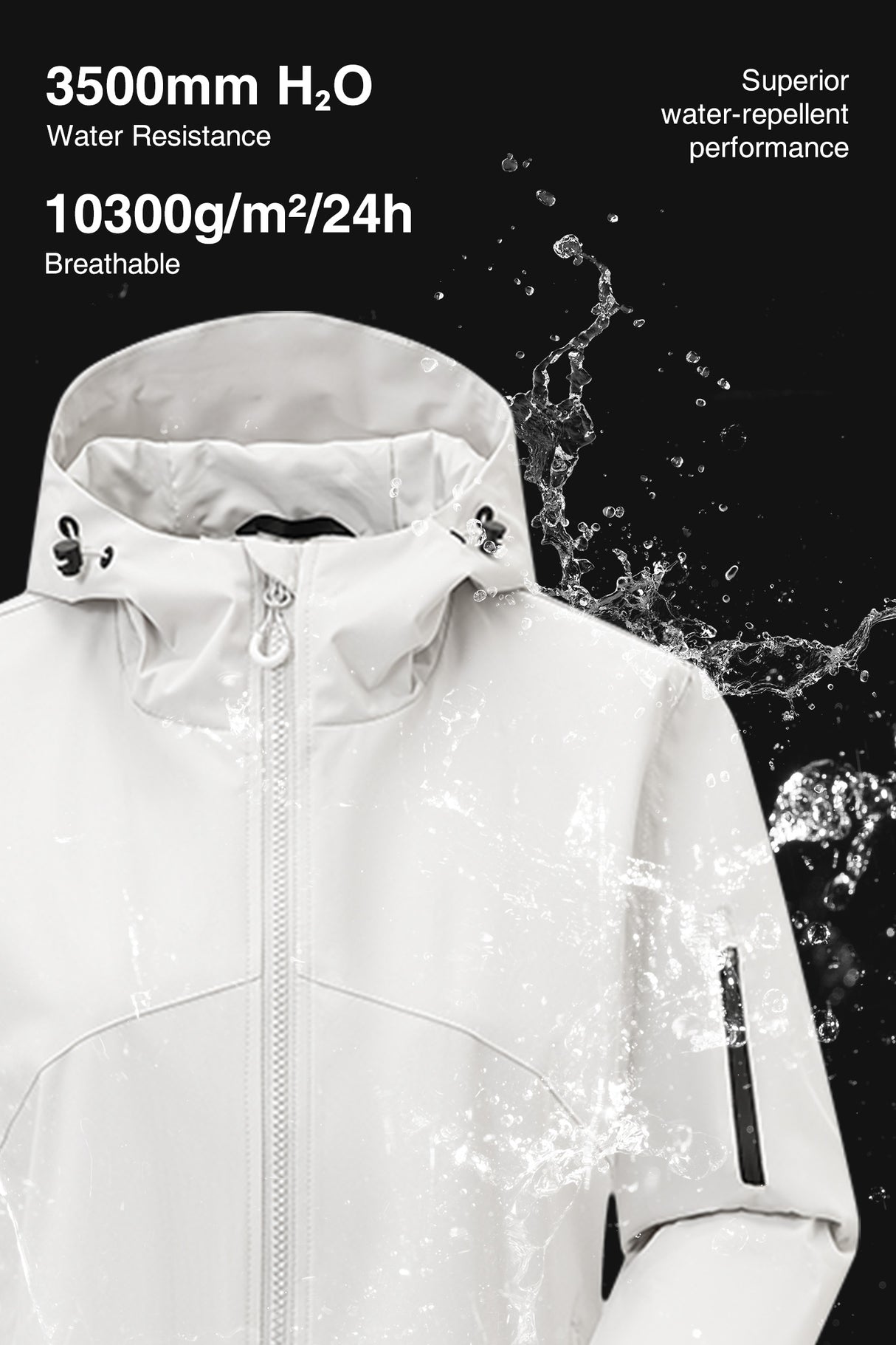Giacca impermeabile antivento leggera e softshell Anywhere | Giacca sportiva da donna