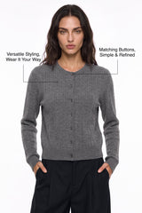 Anywhere™ Refined Cable-Knit Wool Cardigan | Women's Sweaters & Cardigans