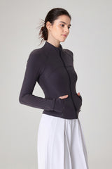 Anywhere Slim-Fit-Aktivjacke mit Mesh-Rückenteil | Damen-Sportjacke