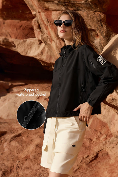 Anywhere™ Lightweight Soft Shell Windproof Waterproof Jacket| Women's Sports Jacket