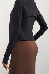 Chaqueta deportiva Anywhere Slim-fit con panel trasero de malla | Chaqueta deportiva para mujer
