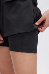 Anywhere™ Adjustable Waistband Built-In Shorts Pockets Skirt | Women's Sports Skirt