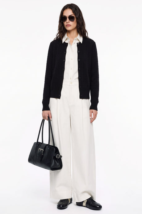 Anywhere™ Refined Cable-Knit Wool Cardigan | Women's Sweaters & Cardigans - image 28