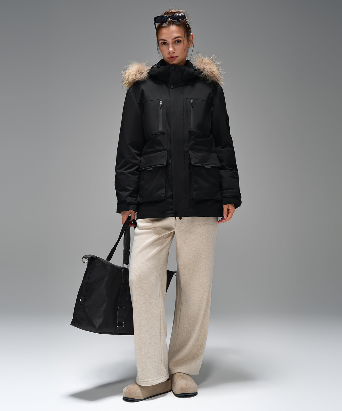 Anywhere™ Parka Multiple Pockets Down Jacket | Women's Insulated Jackets