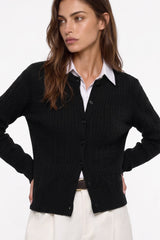 Anywhere™ Refined Cable-Knit Wool Cardigan | Women's Sweaters & Cardigans