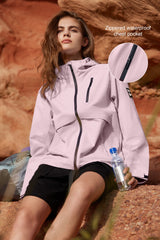 Anywhere™ Long Hooded Durable Waterproof Softshell Jacket| Women's Sports Jacket