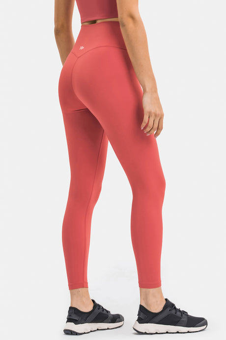 Sömlösa, smidiga yogaleggings med hög midja | Damleggings med lätt stöd