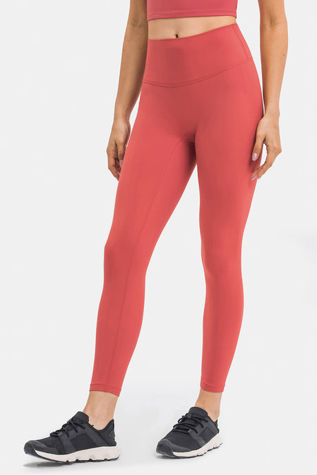 Sömlösa, smidiga yogaleggings med hög midja | Damleggings med lätt stöd