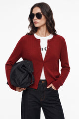 Anywhere™ Refined Cable-Knit Wool Cardigan | Women's Sweaters & Cardigans