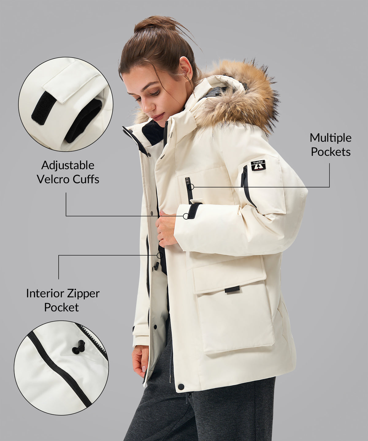 Anywhere™ Parka Multiple Pockets Down Jacket | Women's Insulated Jackets