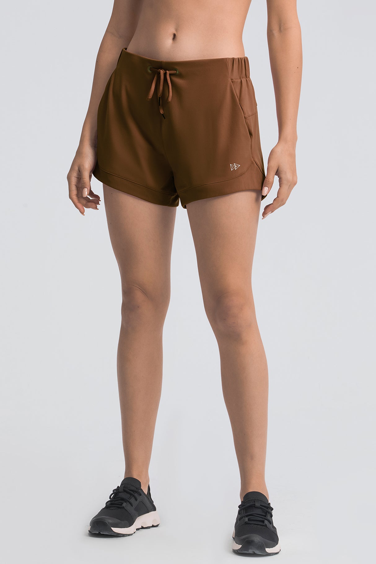 Pantaloncini da corsa foderati con pannelli in rete e coulisse in vita | Pantaloncini da corsa da donna 3''