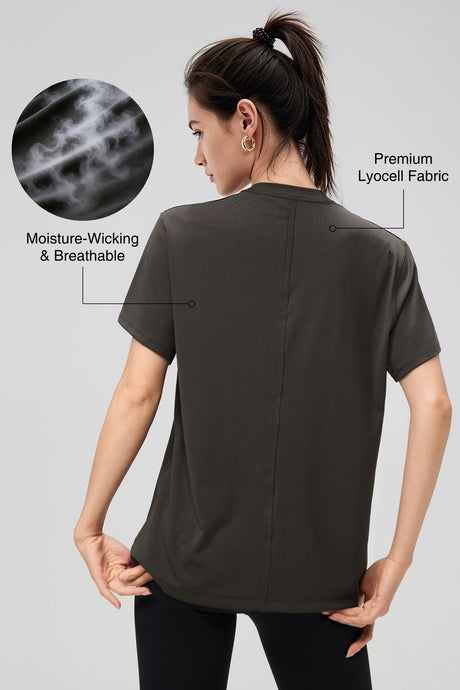 Anywhere™ Lightweight Breathable Short Sleeve Tee| Women's Short Sleeve T-shirt