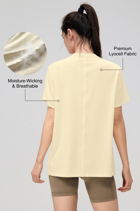 Anywhere™ Lightweight Breathable Short Sleeve Tee| Women's Short Sleeve T-shirt