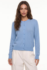 Anywhere™ Refined Cable-Knit Wool Cardigan | Women's Sweaters & Cardigans