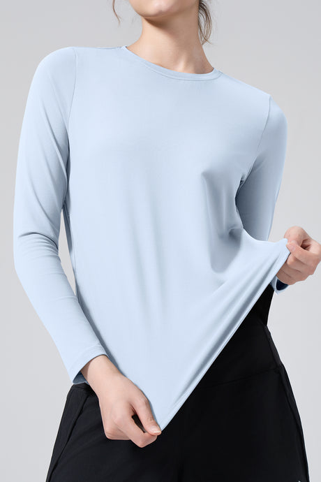 Anywhere™ Solid Color Long Sleeve Shirt | Women's Long Sleeve T-shirt