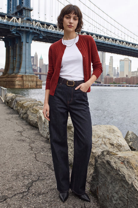 Anywhere™ Vintage High-Rise Straight-Leg Denim Jeans | Women's Pants