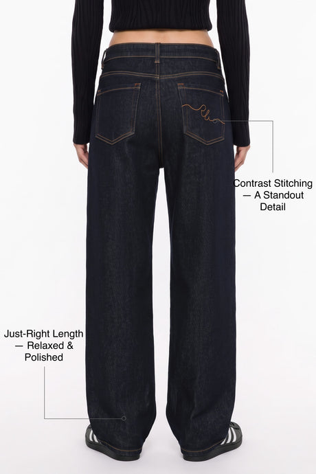 Anywhere™ Vintage High-Rise Straight-Leg Denim Jeans | Women's Pants - image 2