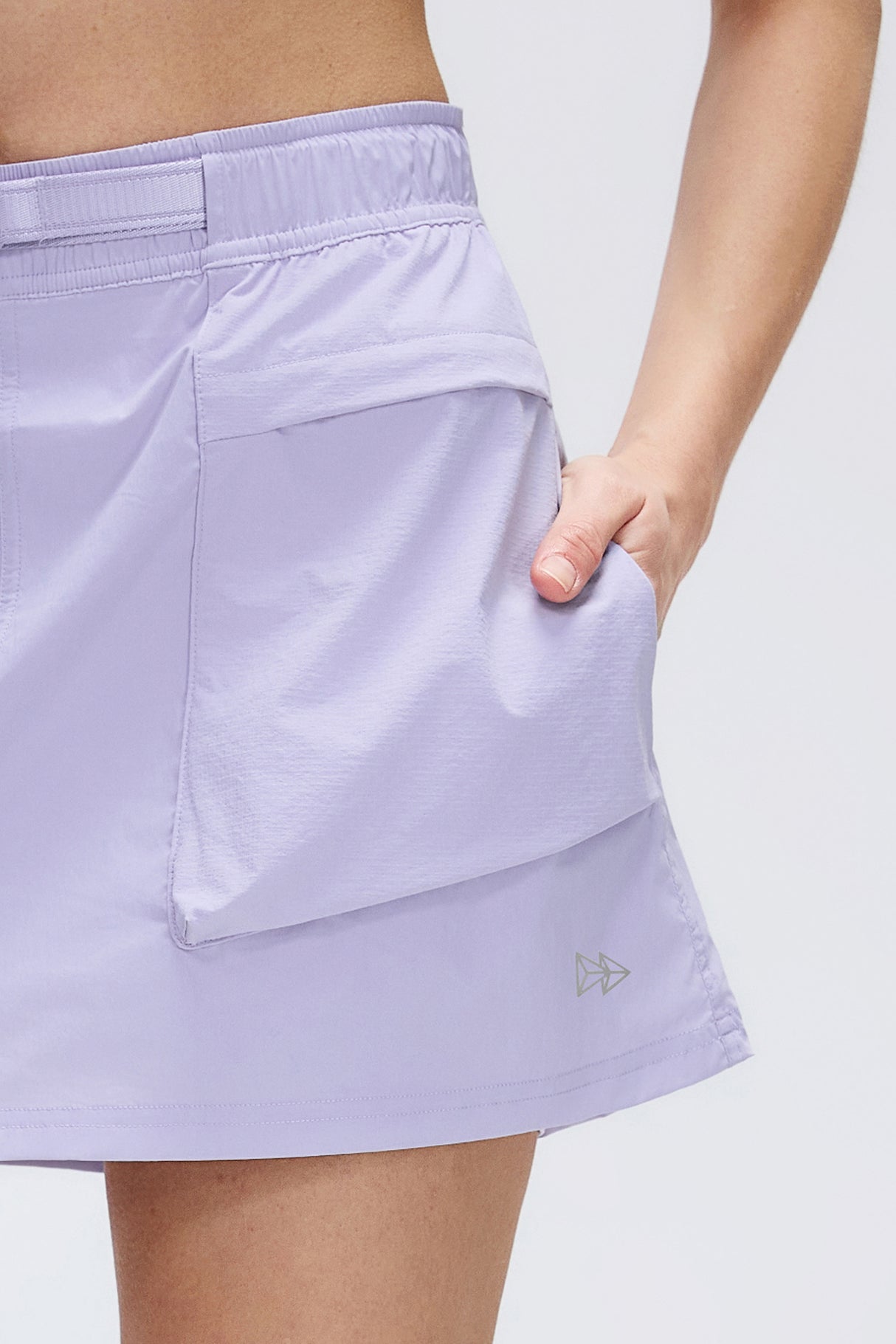 Anywhere™ Adjustable Waistband Built-In Shorts Pockets Skirt | Women's Sports Skirt