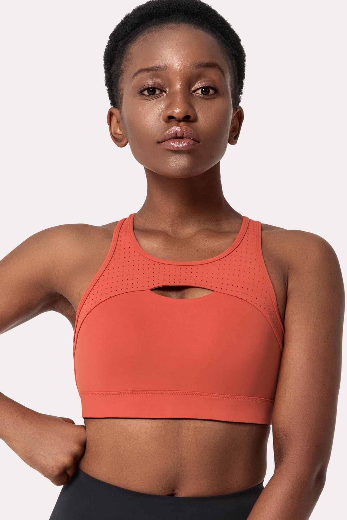 Enfold™ Airflow Cross Back High Support Running Bra | Women's High Support Sports Bra (Plus Size)