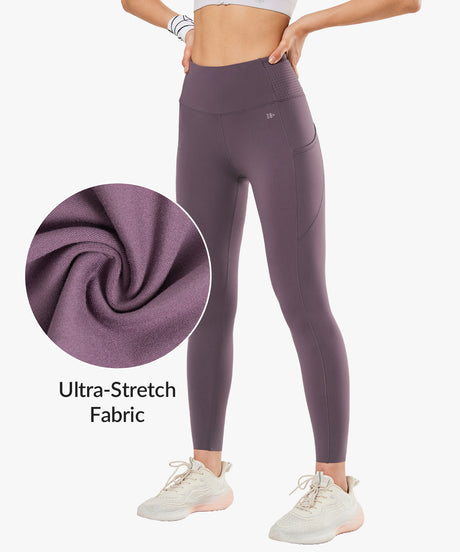 High Waist Sculpting Fitness Gym Leggings 28 Inch | Women's High Support Leggings
