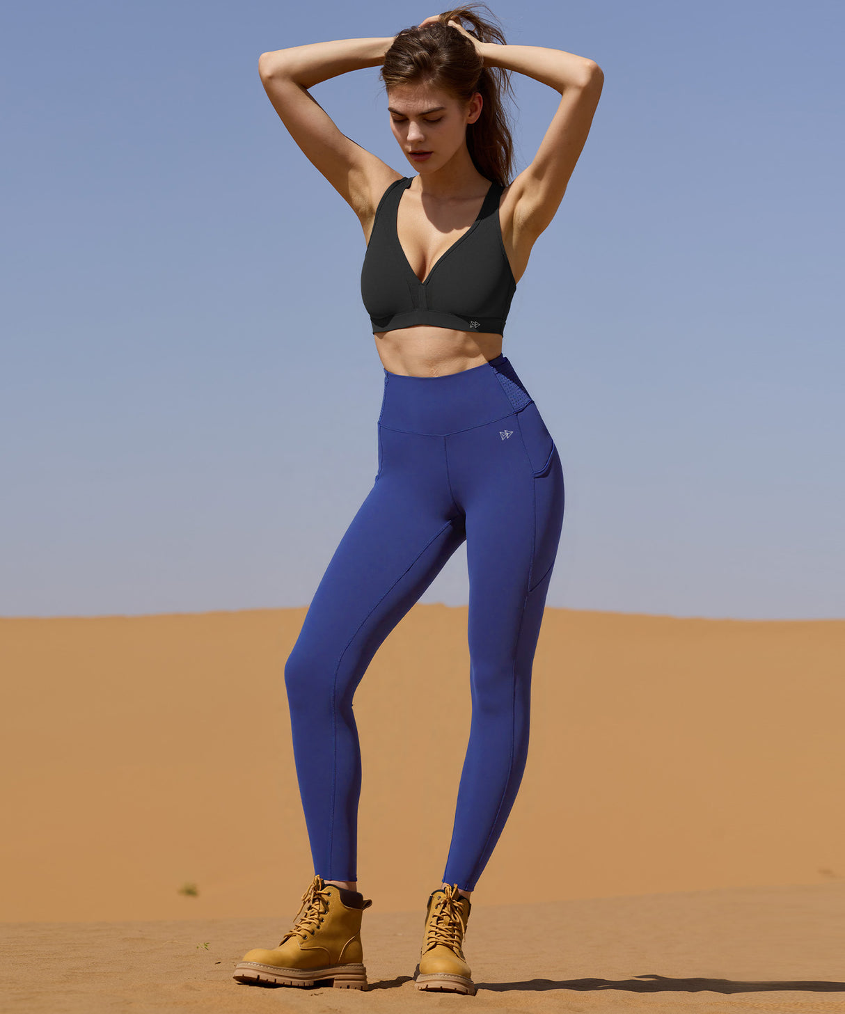 Hög midja, skulpterande fitnessleggings, 68 cm | Damleggings med högt stöd