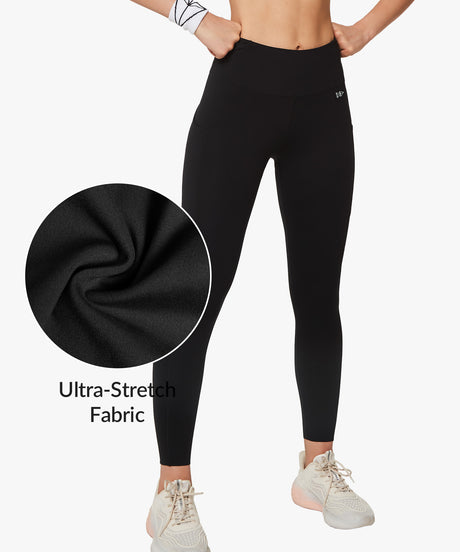 High Waist Sculpting Fitness Gym Leggings 26.5/ 28 Inch | Women's High Support Leggings