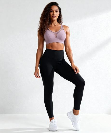 Shift Petal Style Mesh Adjustable Sports Bra | Women's  Medium Support Sports Bra