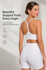 Anywhere™ Scoop Neckline Strappy Padded Yoga Bra | Women's Light Support Sports Bra