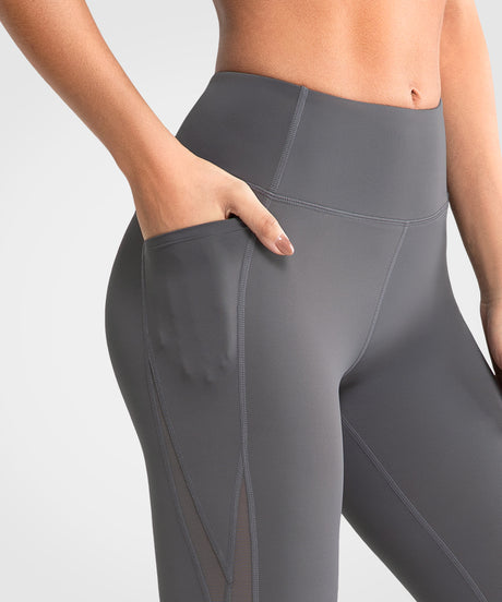 7/8 Anywhere Stretchiga Magkontrollleggings 61 cm | Damleggings med Högt Stöd