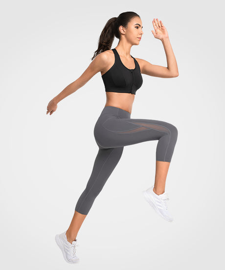 7/8 Anywhere Stretchiga Magkontrollleggings 61 cm | Damleggings med Högt Stöd
