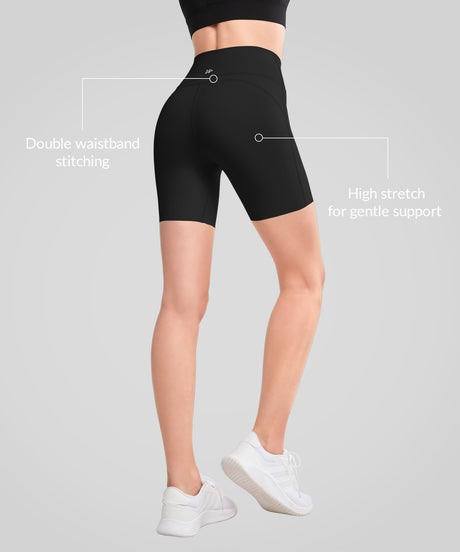 Shift Stretchy Soft Double Seam Shorts 8" | Laufshorts mit starkem Halt für Damen