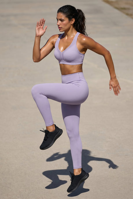 Echo High-Waisted Running Leggings 27" | Damen-Leggings mit hohem Halt
