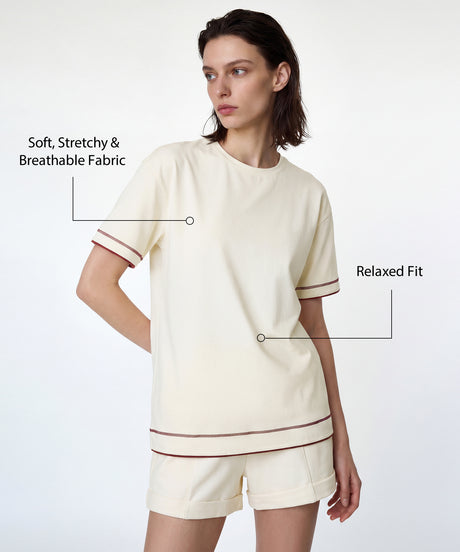 Anywhere Relaxed Stretchy Soft T-Shirt | Women's T-shirt Best For Running, Daily & Hiking