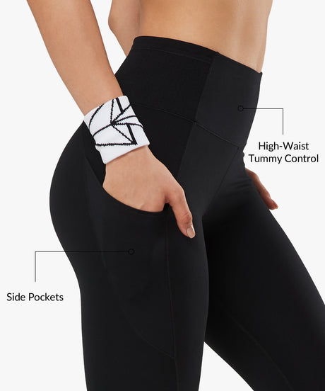 High Waist Sculpting Fitness Gym Leggings 26.5/ 28 Inch | Women's High Support Leggings