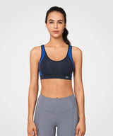 Sculpt Criss Cross Padded Gym Bra | Women's High Support Sports Bra (Plus Size)