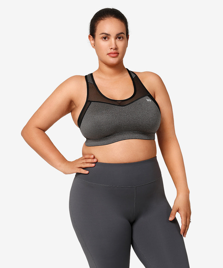 Shift Racerback Breathable Full-Coverage Running Bra | Women's High Support Sports Bra