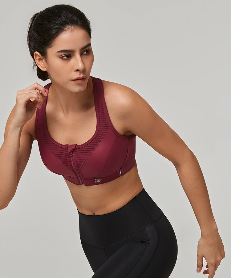 Power Adjustable Padded Running Bra | Women's High Support Sports Bra