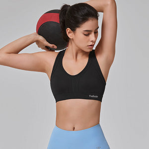 Sculpt Racerback V Neck Padded Running Bra