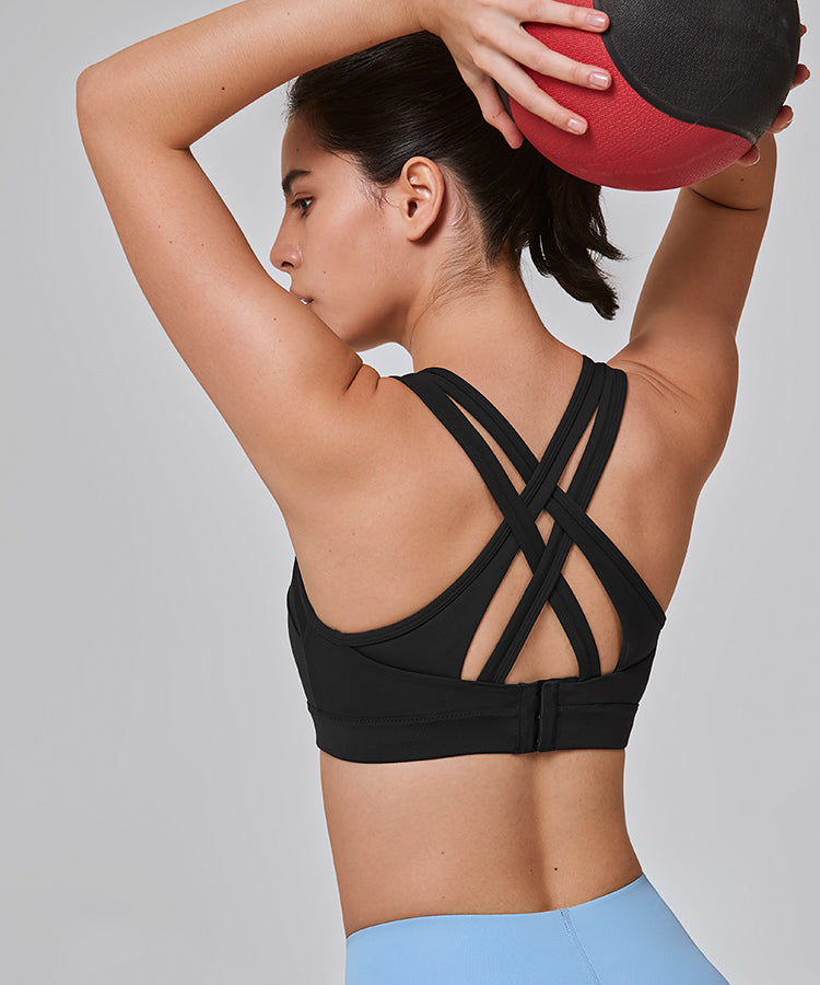 Power Cross Back Padded Running Bra